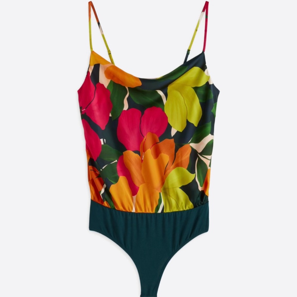 Valentina Cowl Neck Bodysuit